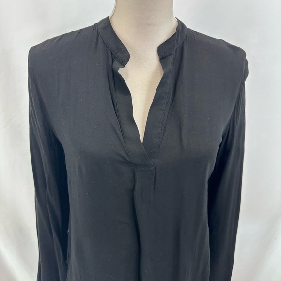 Cloth & Stone Black Relaxed Tunic Top Size XS - Picture 3 of 9